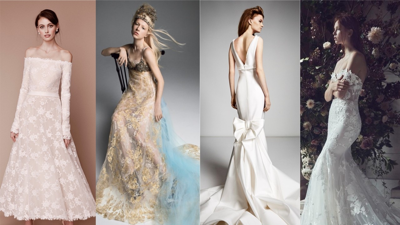 فساتين زفاف أسبوع الموضة لربيع 2019