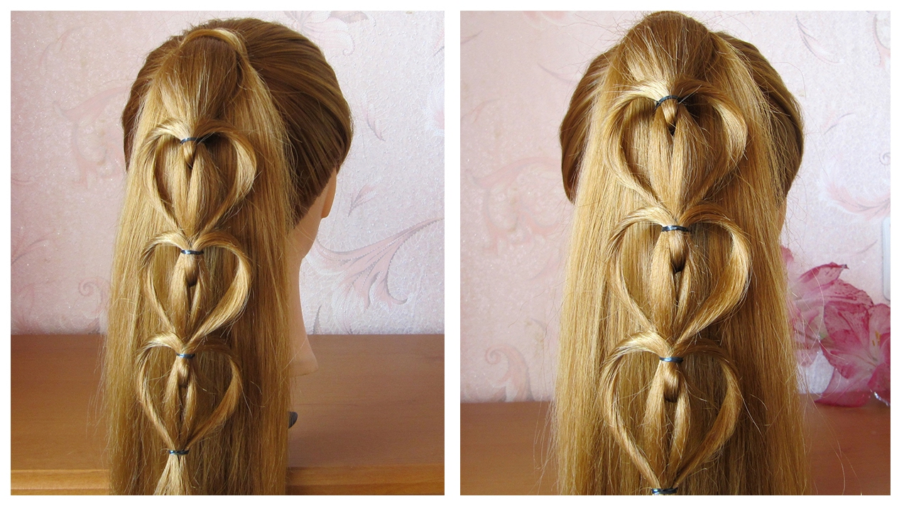 بالخطوات: تسريحة شعر على شكل قلب لعروس أكثر تميزا