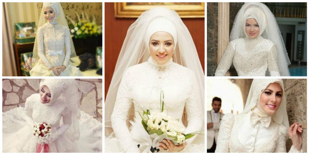 أحدث فساتين زفاف المحجبات 2019 لإطلالة أنيقة و محتشمة