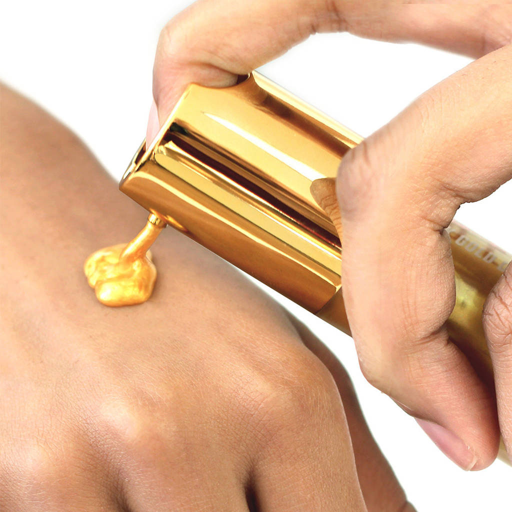 طريقة تطبيق قناع الذهب 