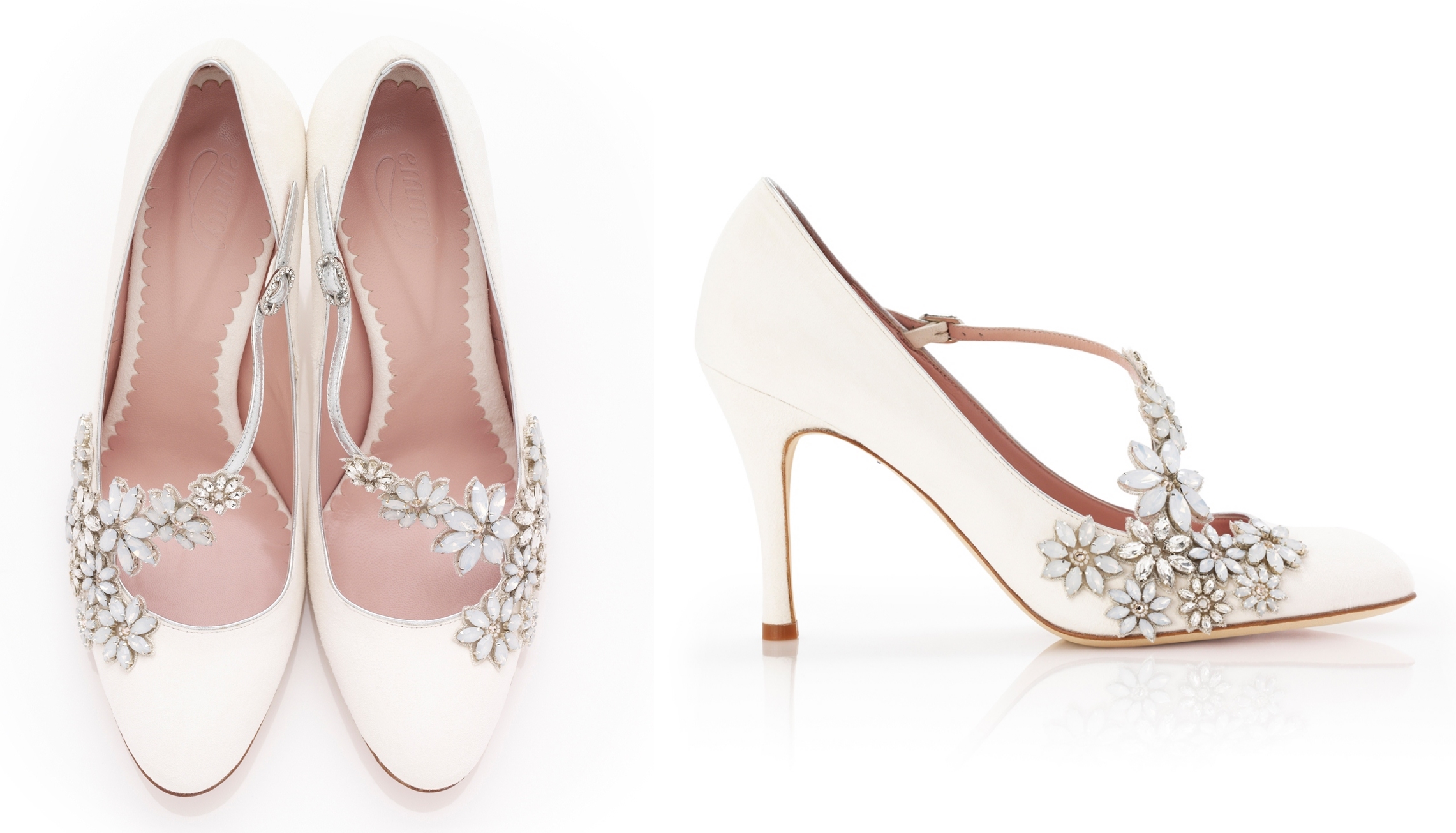 مجموعة أحذية زفاف Emmy الفاخرة لعروس متميزة