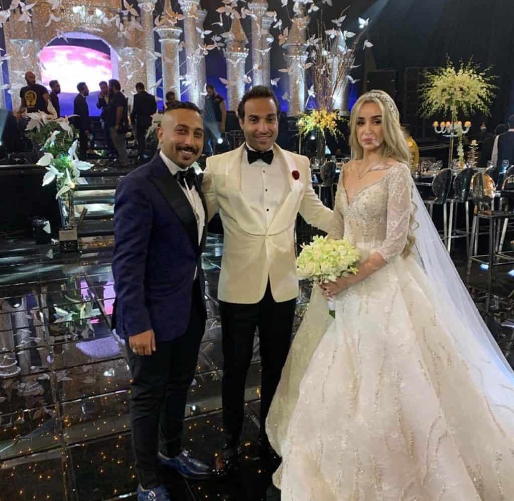 صور زفاف هنا الزاهد الرومنسية تشد المعجبين