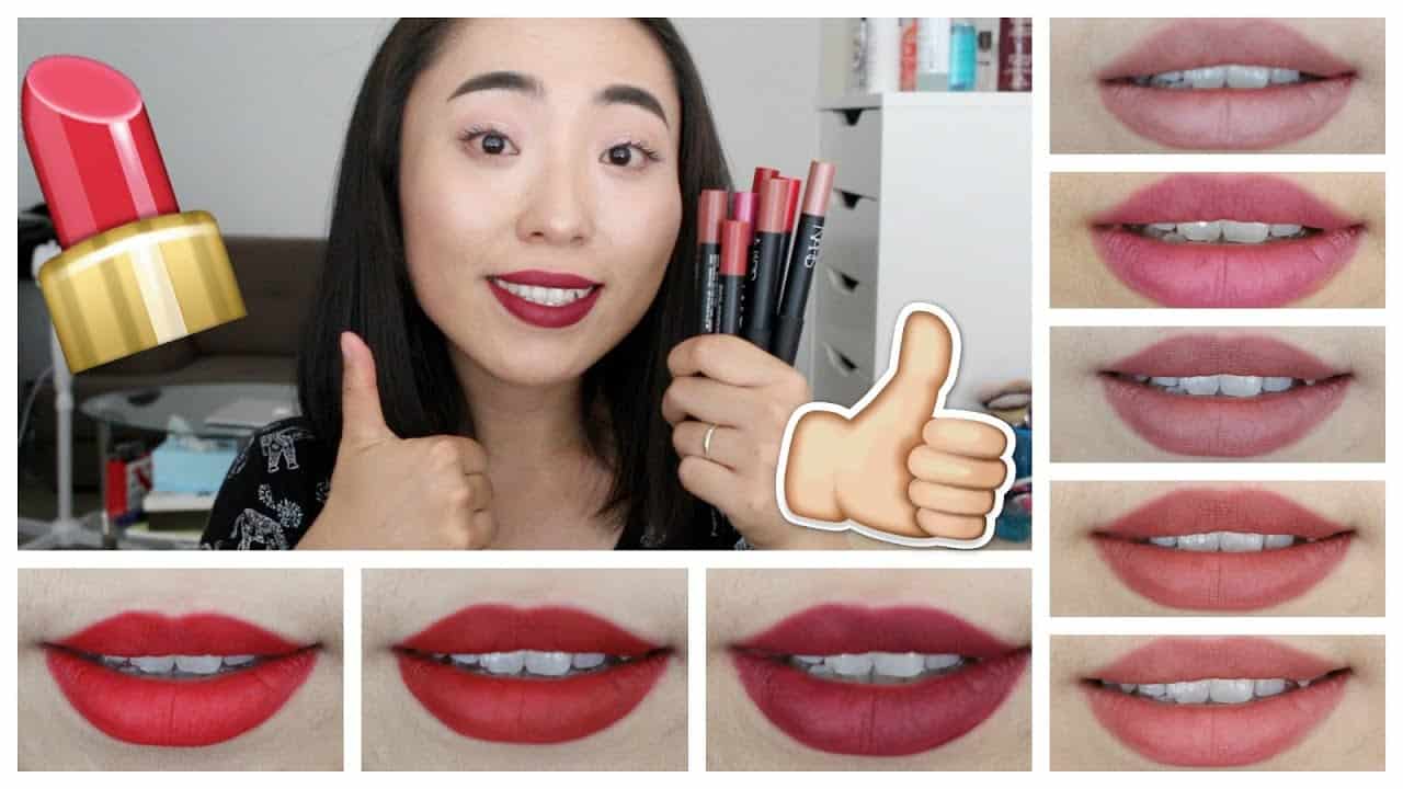 قلم شفاه نارس مات مخملي لمظهر جريء سهل