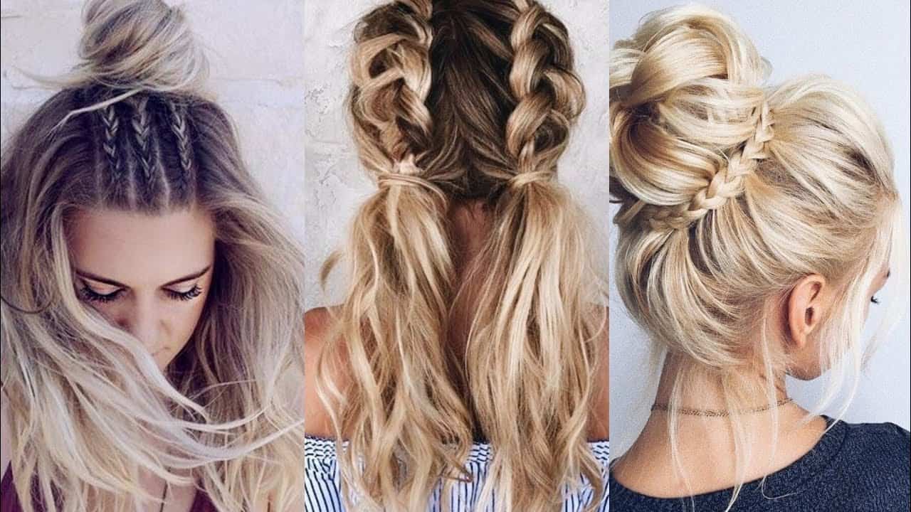 تسريحة شعر سهلة