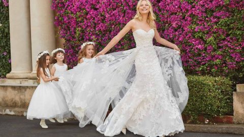 15 فستان زفاف أبيض لإطلالة متميزة يوم زفافك