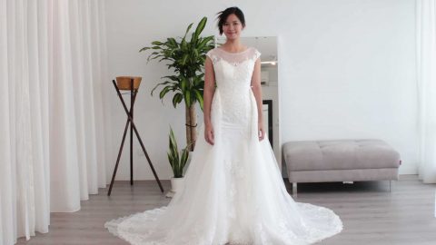 اجمل فساتين الدانتيل لإطلالة متميزة في ليلة العمر