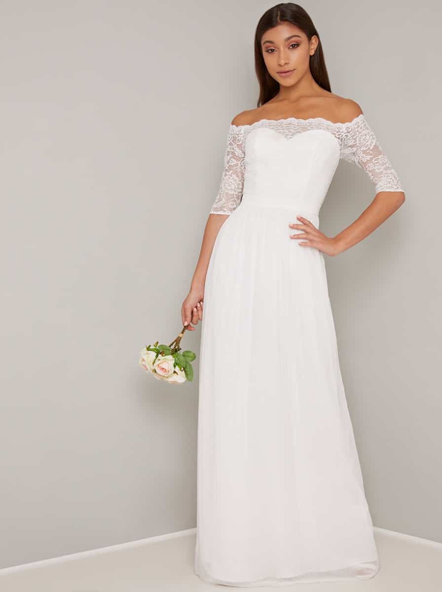 يعالج لهم توازن  15 فستان زفاف أبيض لإطلالة متميزة يوم زفافك – مجلة عروس