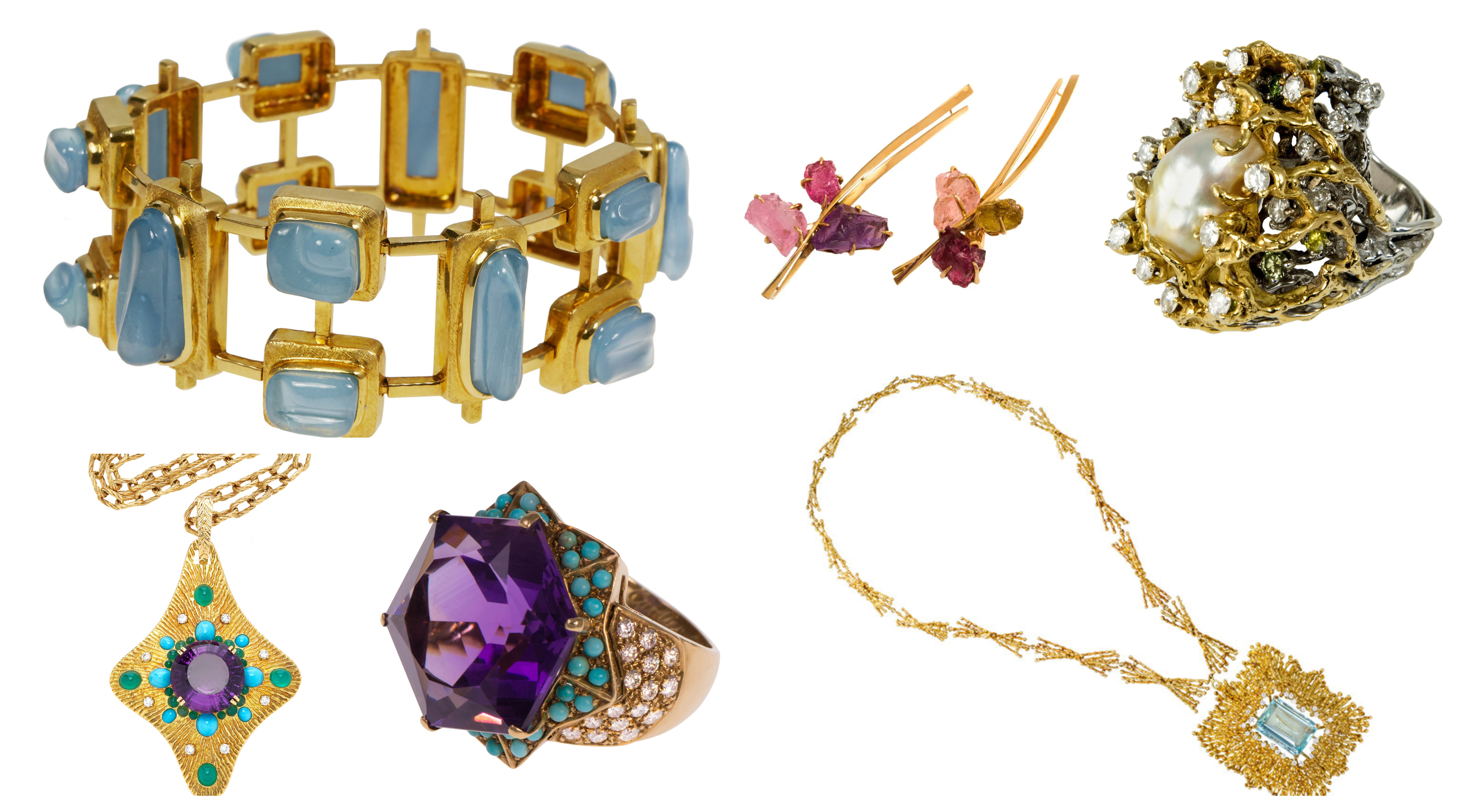 مجوهرات كلاسيكية فريدة التصميم من ماركة ماهناز المميزة للعروس الكلاسيكية