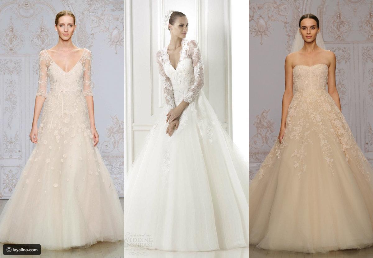 أجمل فساتين زفاف ميدي ناعمة وأنيقة لسنة 2020