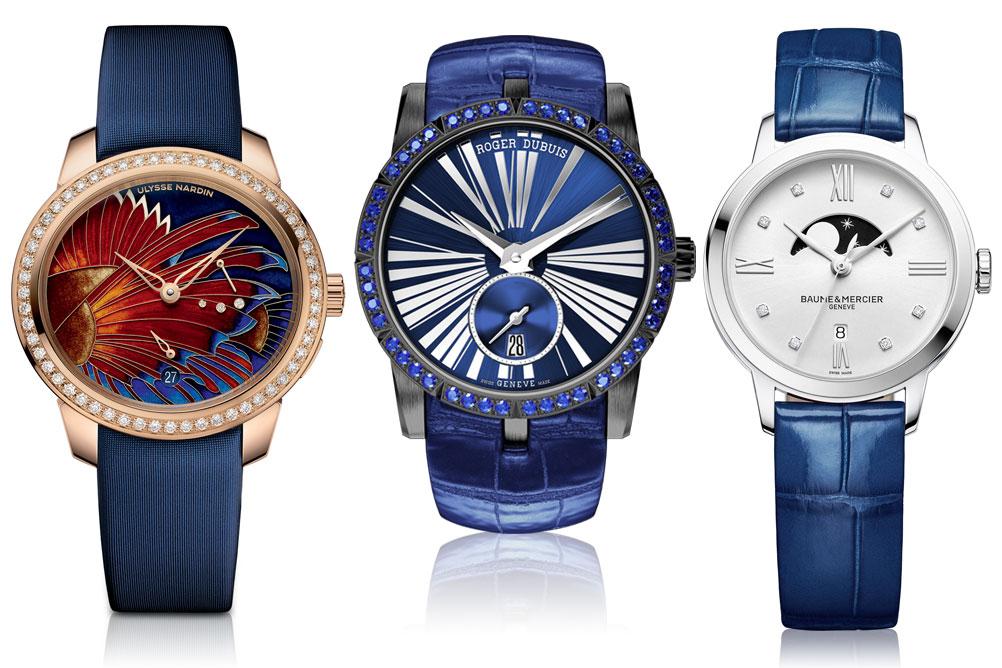 أحدث ساعات باللون الأزرق الداكن لموضة خريف 2020