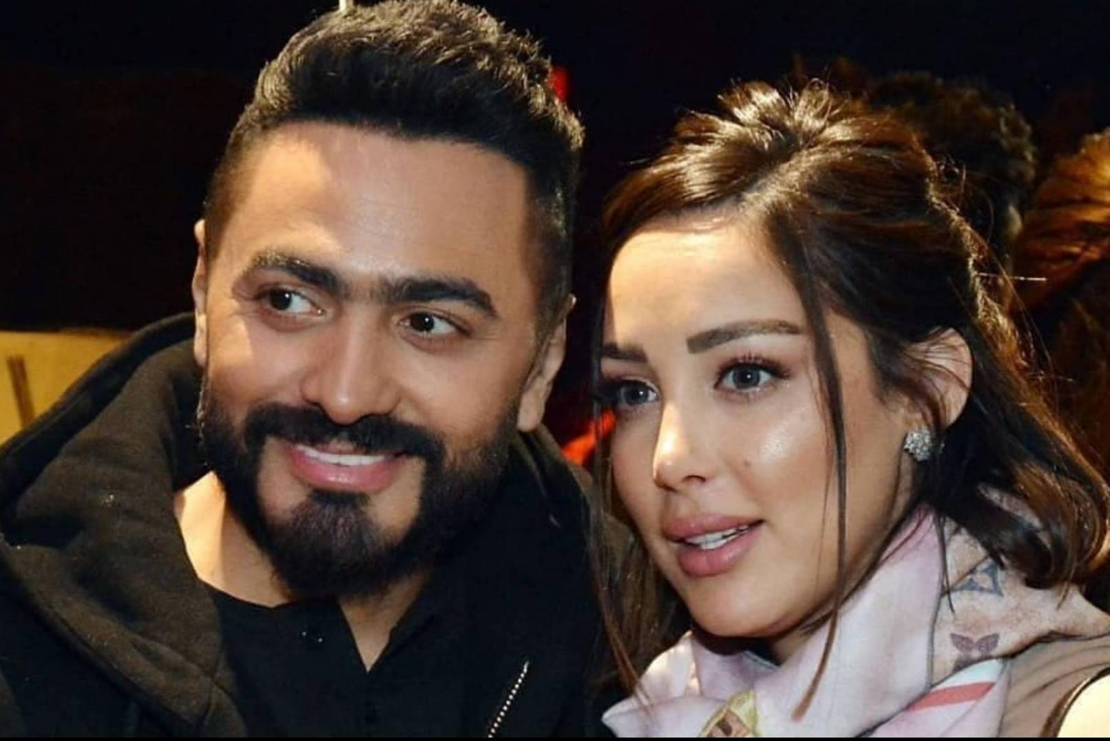 بسمة بوسيل تنفصل عن تامر حسني بتأكيد منها