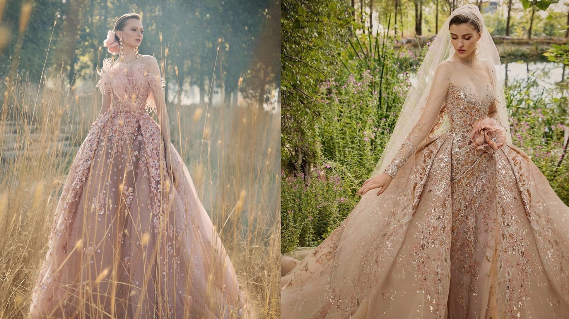 اكتشفي مجموعة فساتين الزفاف 2021 من علامة إيلي صعب