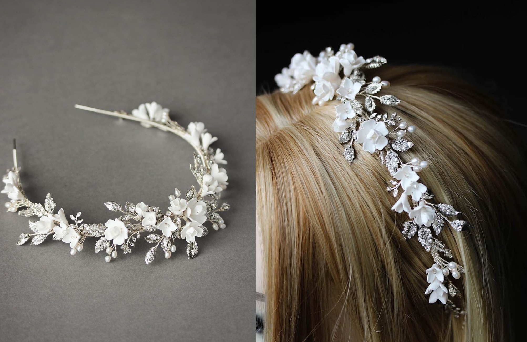 أكسسوارات شعر ناعمة لعروس صيف 2021