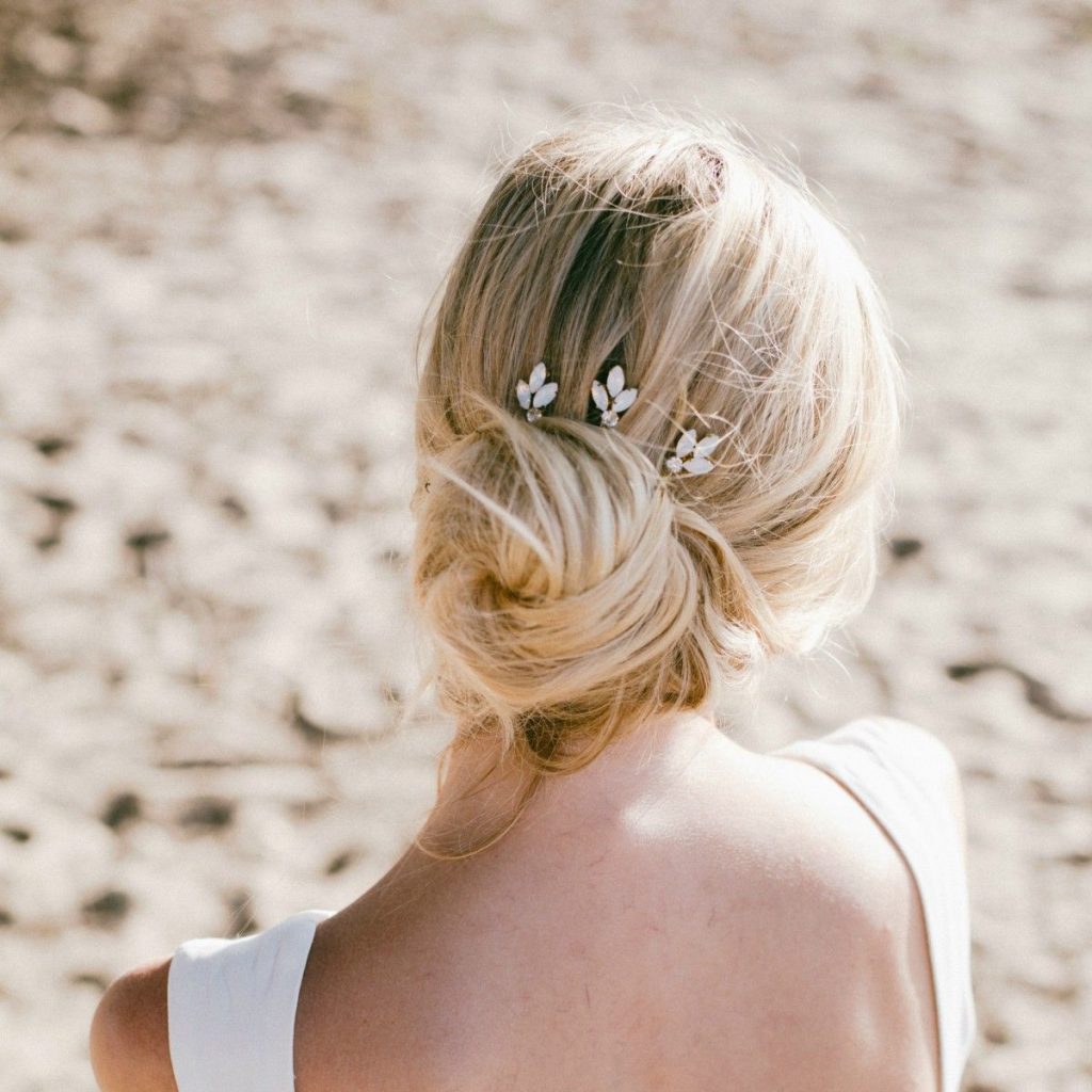 موديلات مشابك شعر فخمة لتسريحة العروس