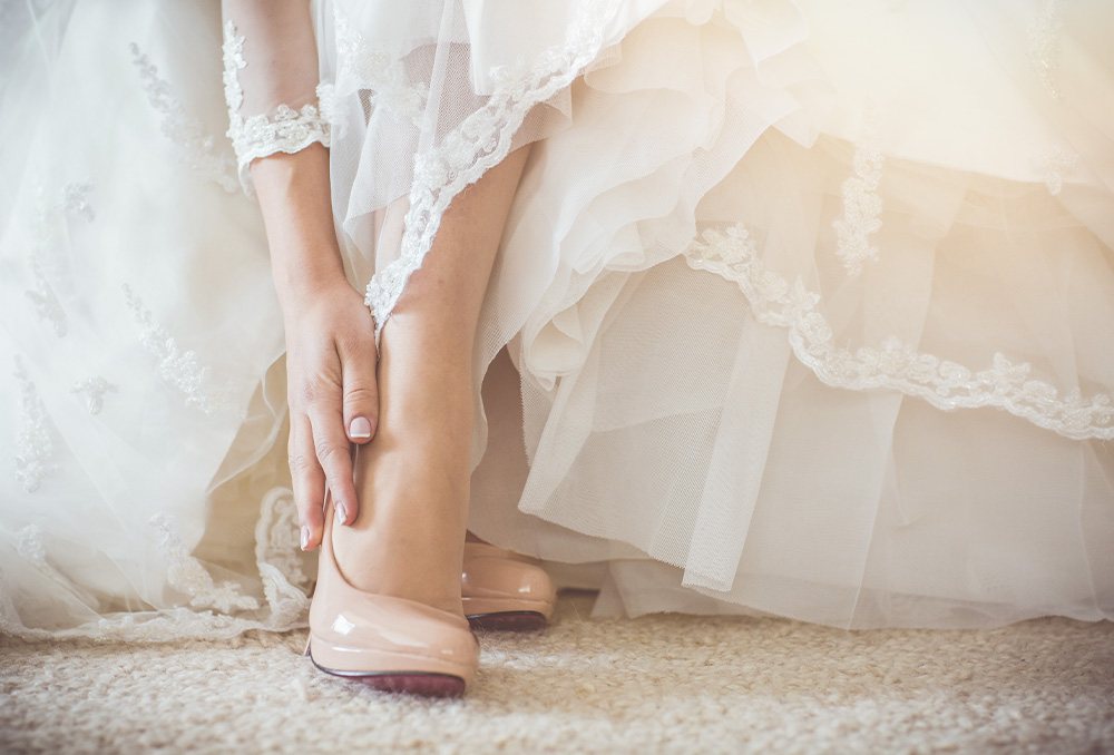 نصائح اتبعيها عند اختيار حذاء الزفاف