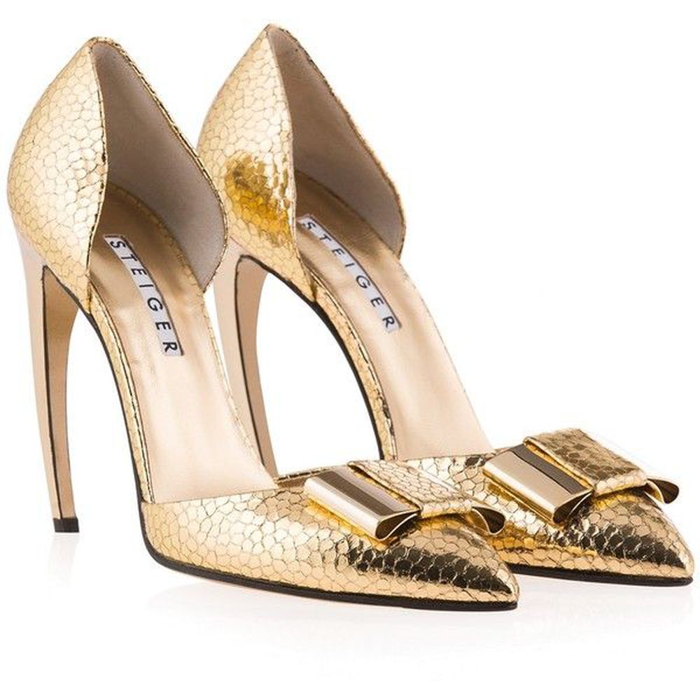 موديلات أحذية عروس صيفية مزينة بالفيونكات والعقدة الأمامية