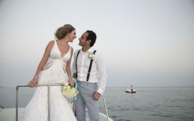 حفل زفاف ناجح على متن قارب