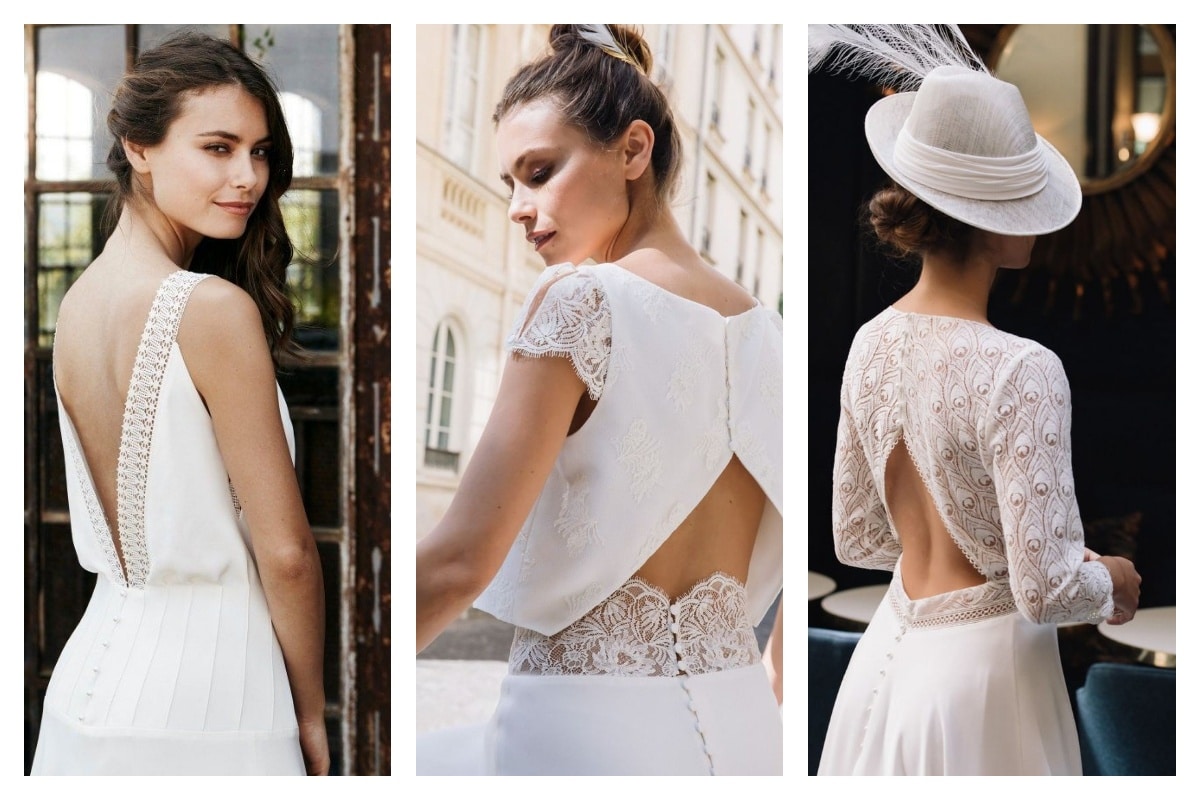 بالصور فساتين زفاف بتصاميم ناعمة وبسيطة