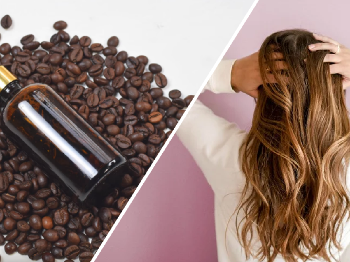 جربي قناع الكافيين للعناية بالشعر المتساقط قبل الزفاف