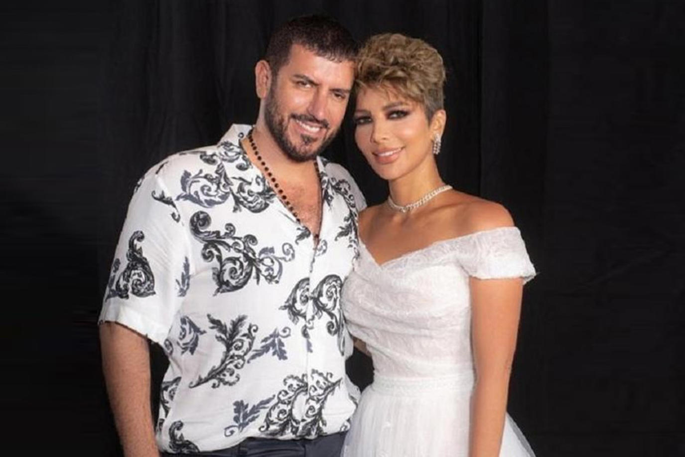 أصالة نصري ترقص مع زوجها فائق حسن بأسلوب رومانسي!