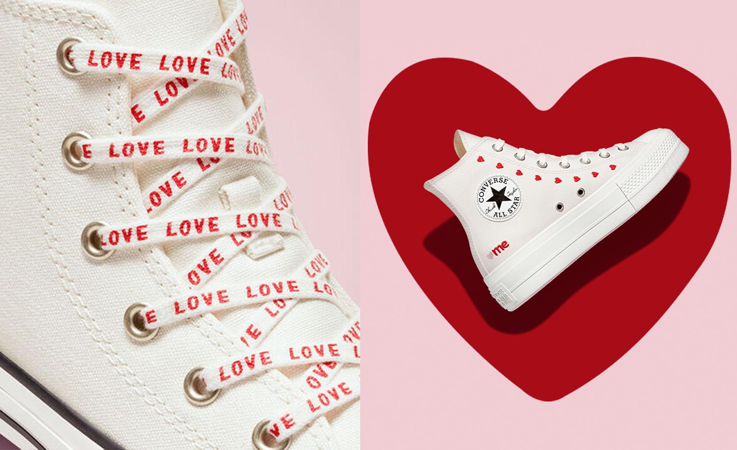 كونفيرس تطلق مجموعة أحذية بمناسبة عيد الحب 2022