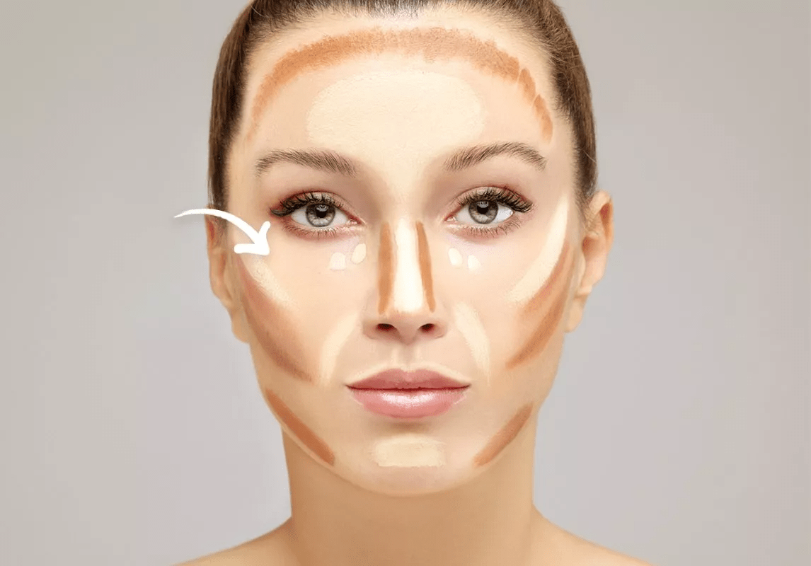 مكياج تنحيف الوجه وأسرار تطبيقه بالخطوات