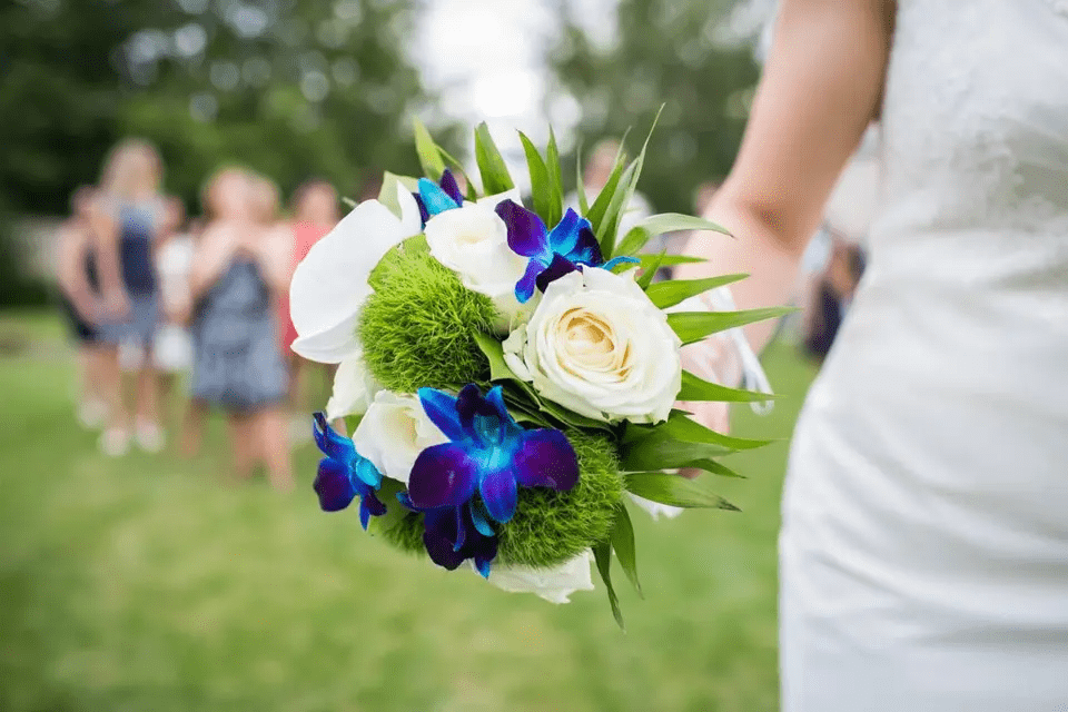 بوكيه زهور الأوركيد