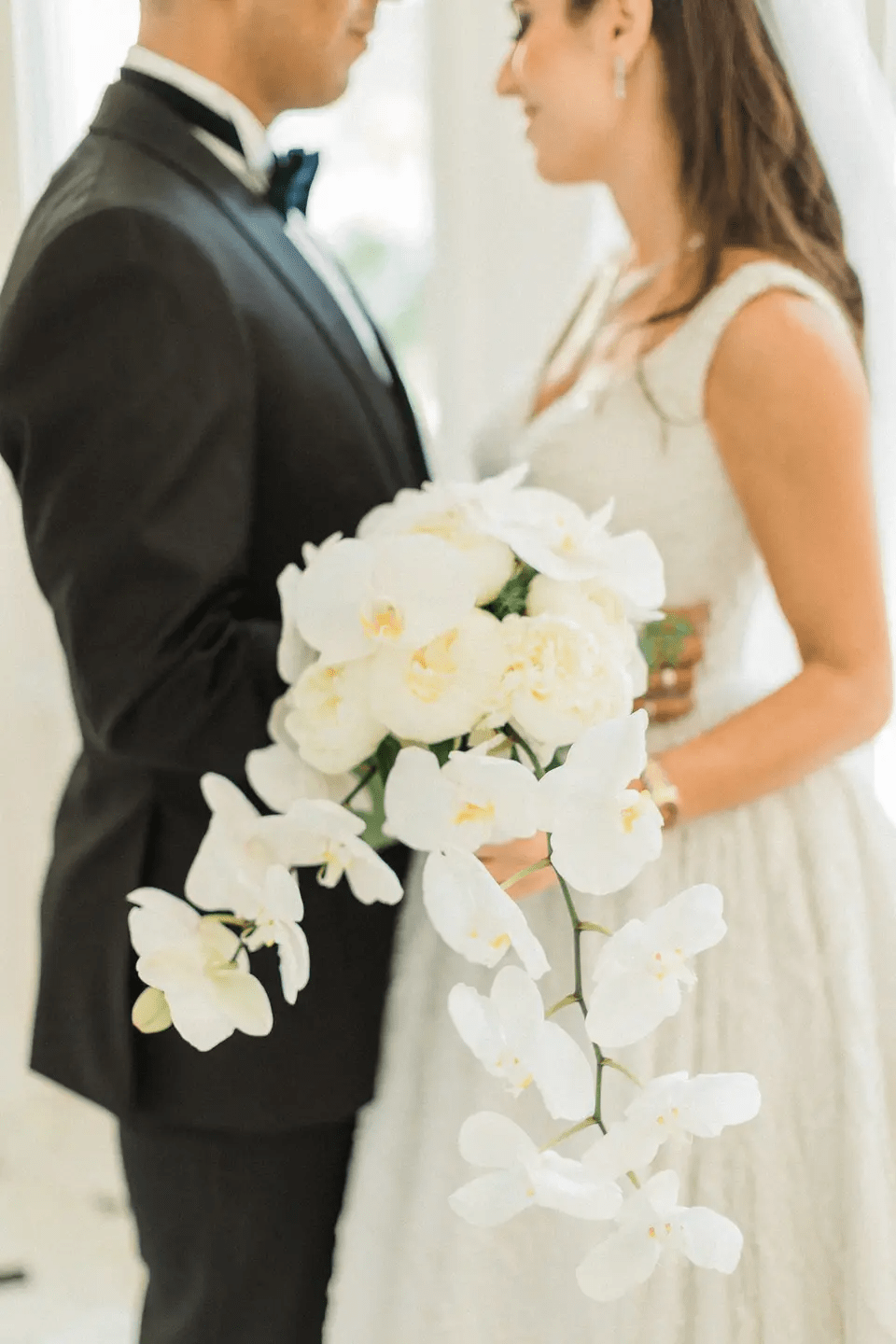 بوكيه زهور الأوركيد