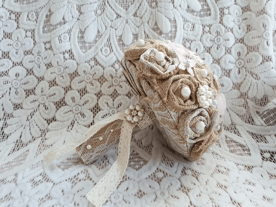 أحدث تشكيلة بوكيه الزفاف بدون ورود