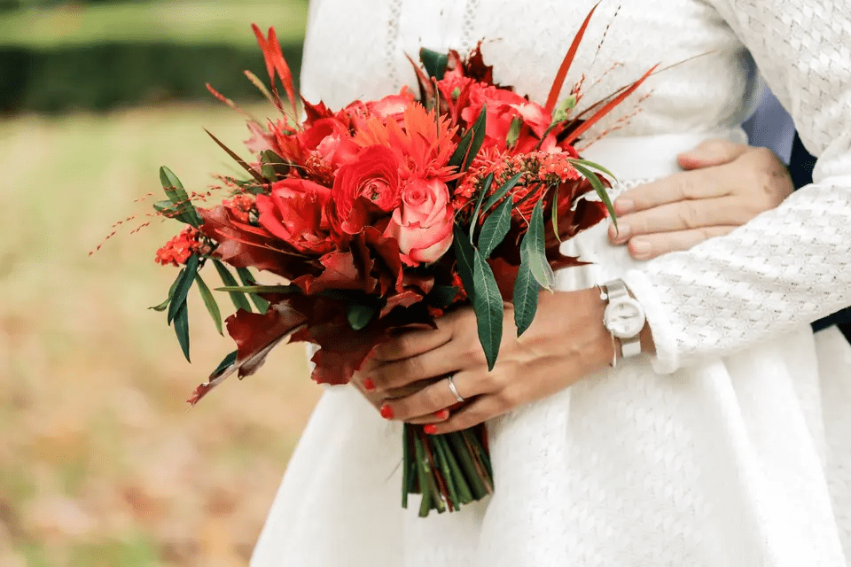 بوكيه زفاف رائع