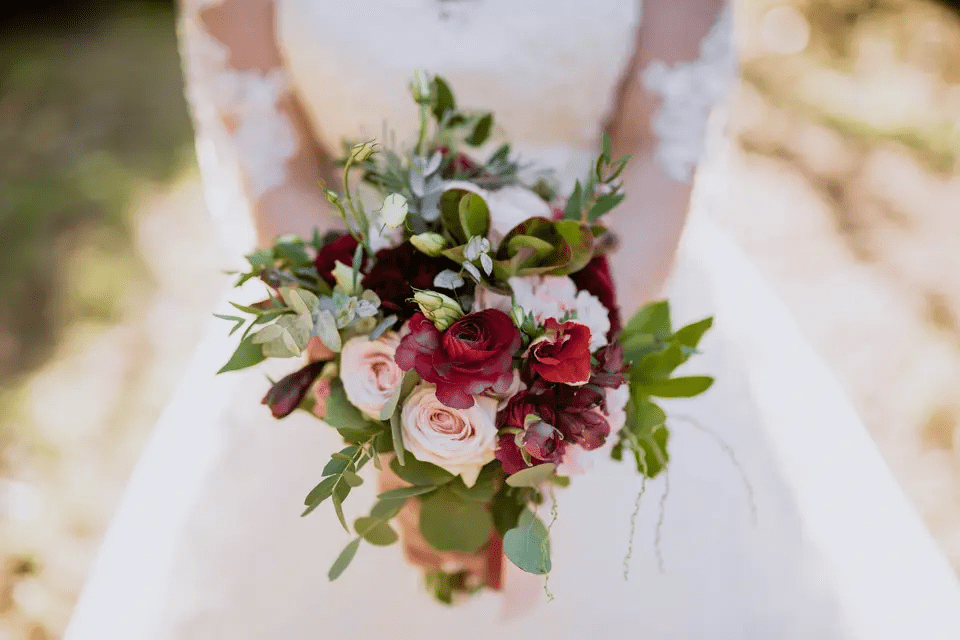 بوكيه زفاف رائع