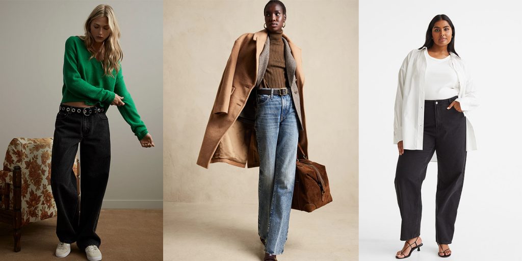 صيحات بناطيل الجينز الرائجة في خريف وشتاء 2022