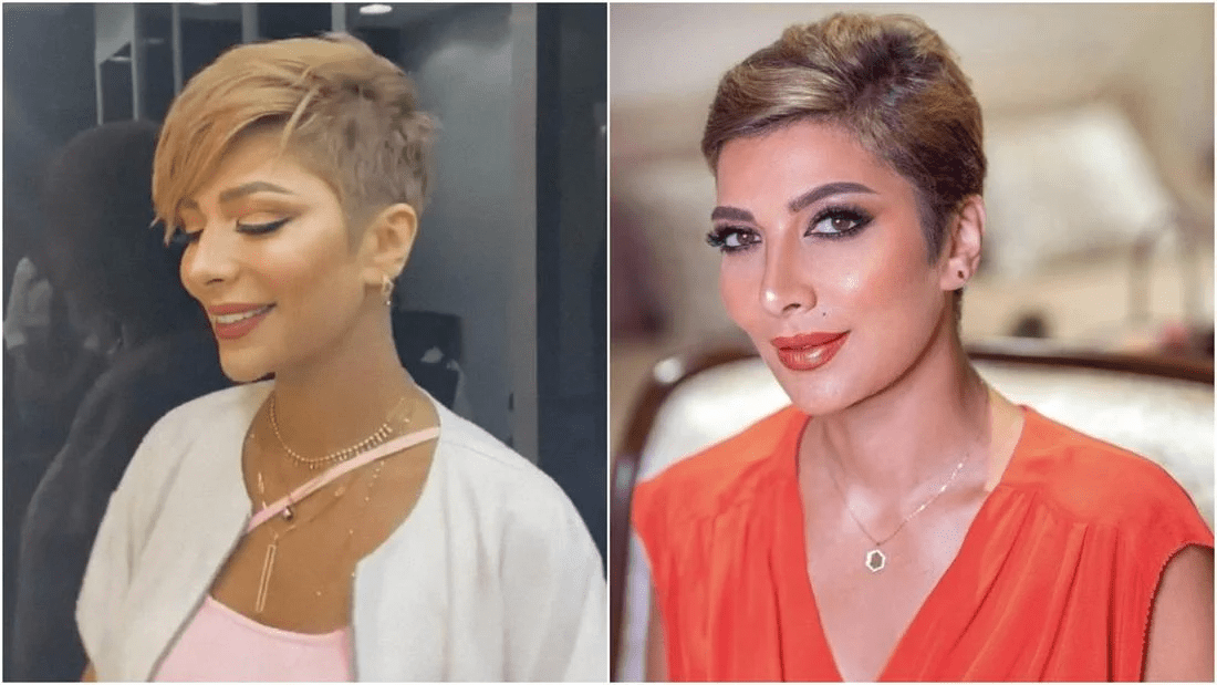 قصات شعر قصيرة وأنيقة من وحي النجمات العربيات بالصور