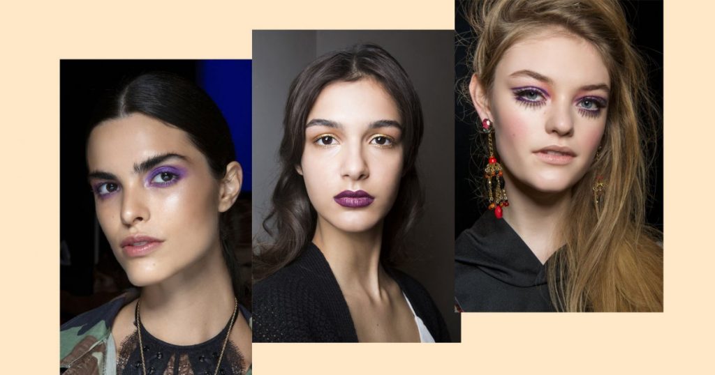 مكياج أنيق باللون البنفسجي لتجددي إطلالتك الجمالية