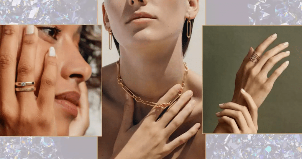 إكسسوارات ذهبية بتصميم ناعم للإطلالات النهارية