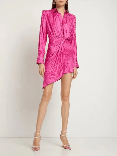 فساتين سهرة وردية