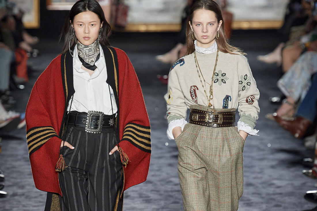 تنسيق الملابس الصوفية من وحي عروض الموضة