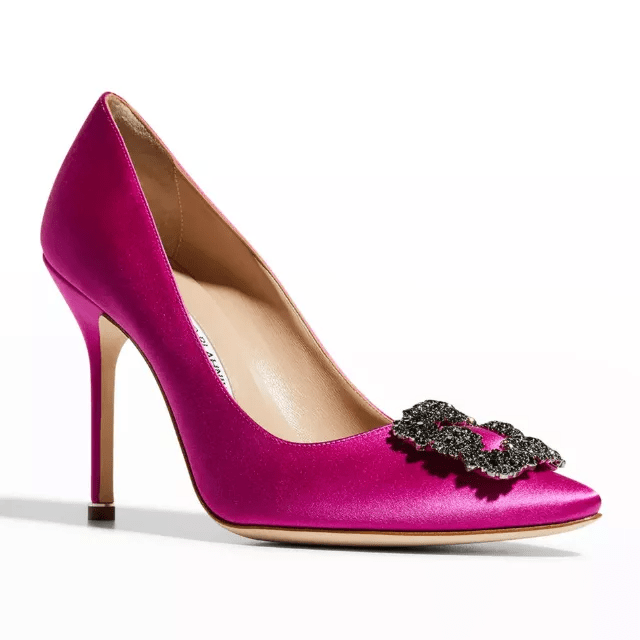 أحذية زفاف وردية للعروس