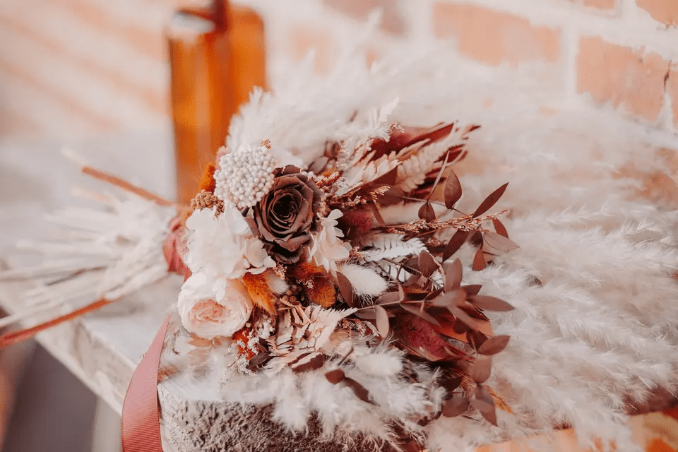 بوكيهات زفاف بوهيمية