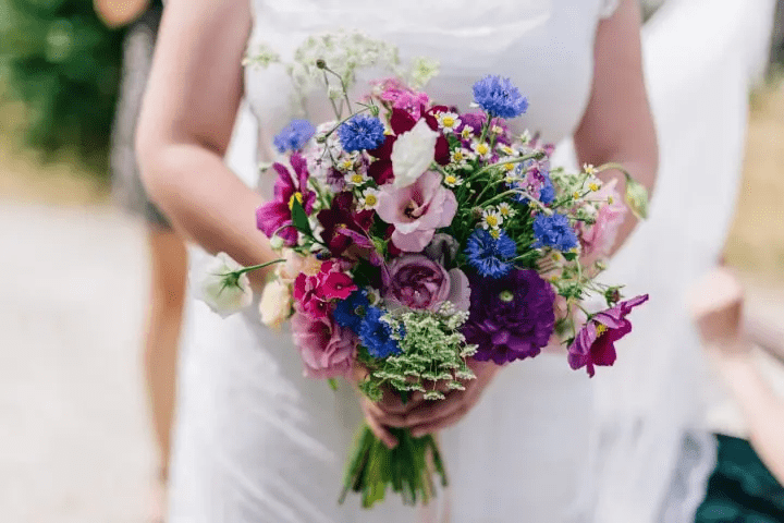 بوكيهات زفاف بوهيمية