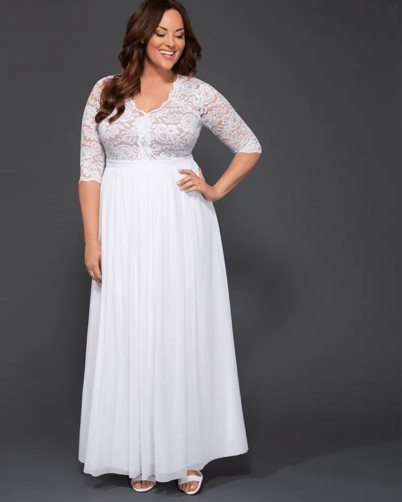 فساتين زفاف للجسم الممتلئ