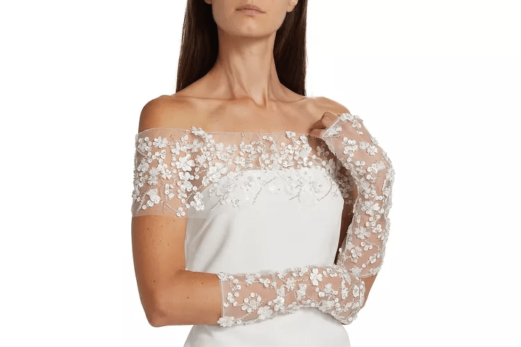 قفازات زفاف لإطلالة ملكية 