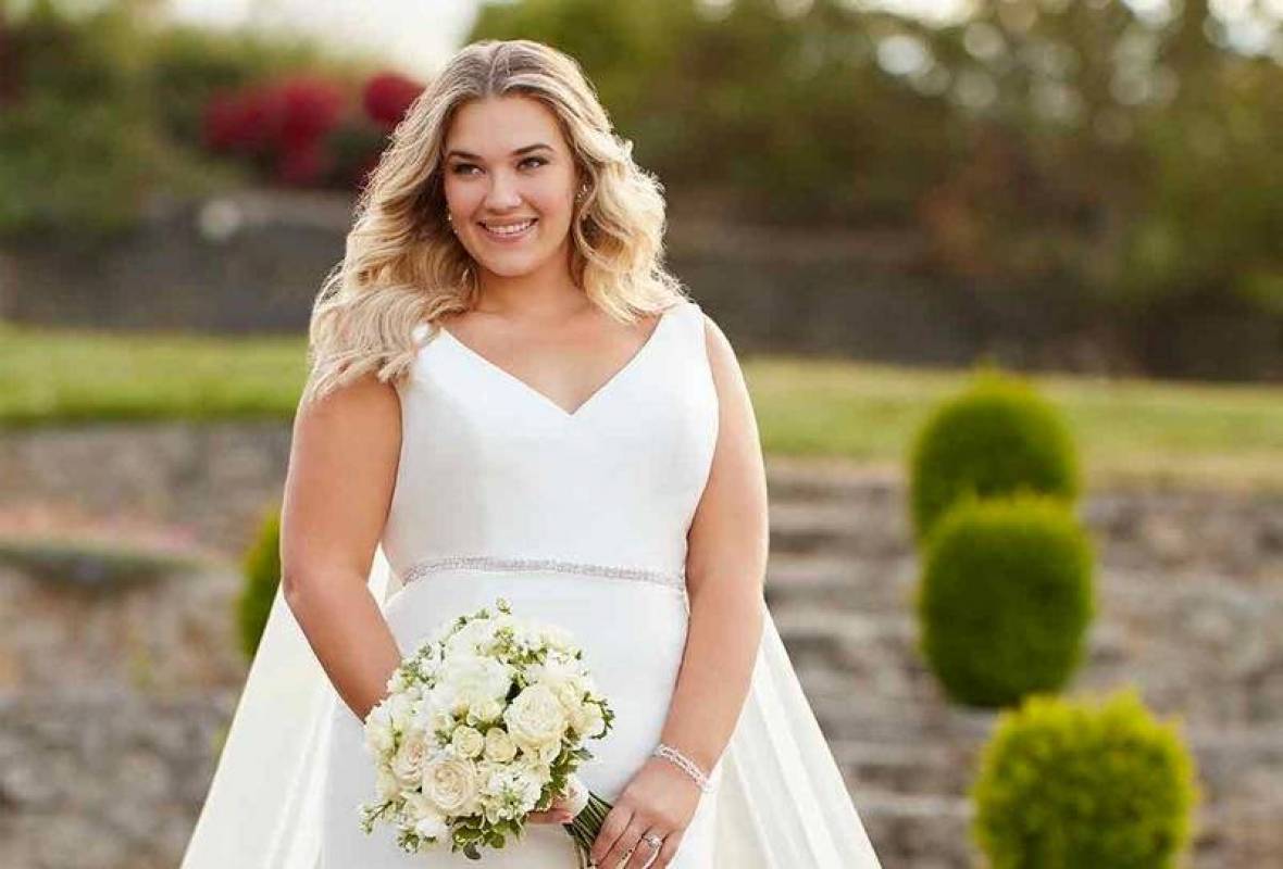 تصاميم فساتين الزفاف المناسبة لصاحبات الجسم الممتلئ