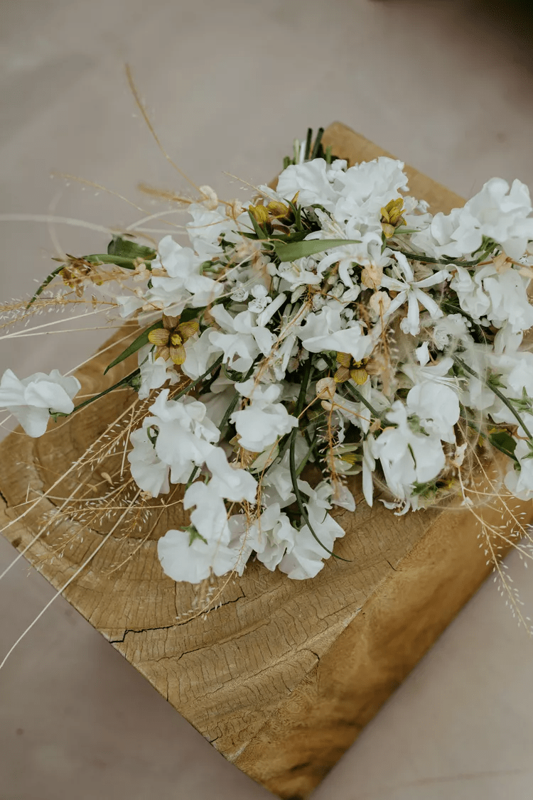 باقة الزهور المجففة