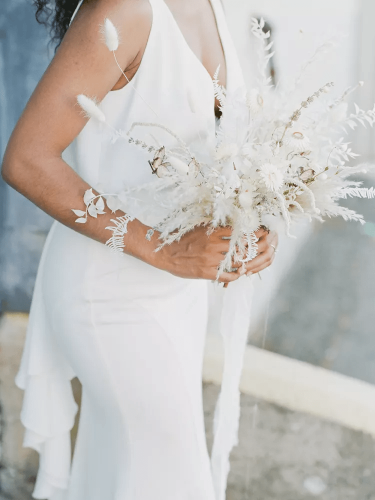 باقة الزهور المجففة