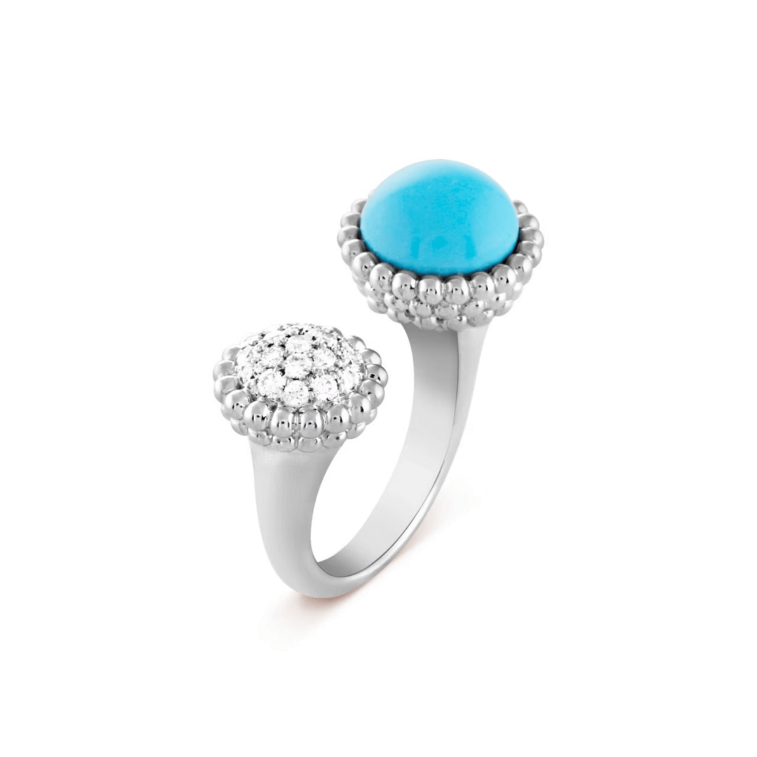 خواتم زفاف مرصعة بالفيروز