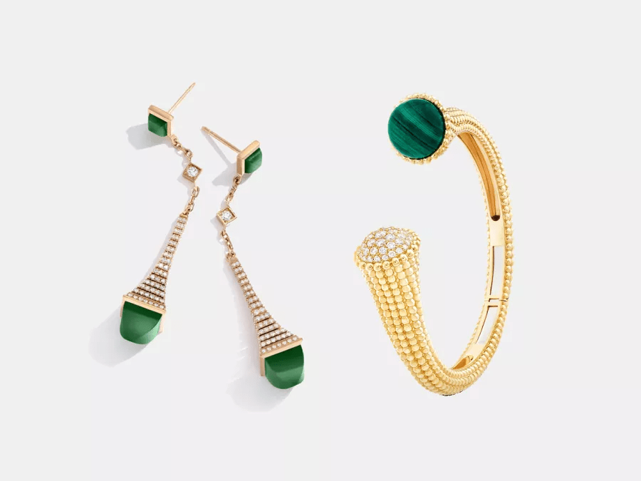 مجوهرات بأحجار كريمة خضراء تحاكي أنوثتك