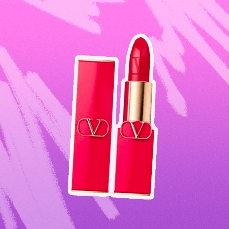 أحمر الشفاه الأحمر 