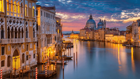 شهر العسل في البندقية : مدينة الحب الرومانسية