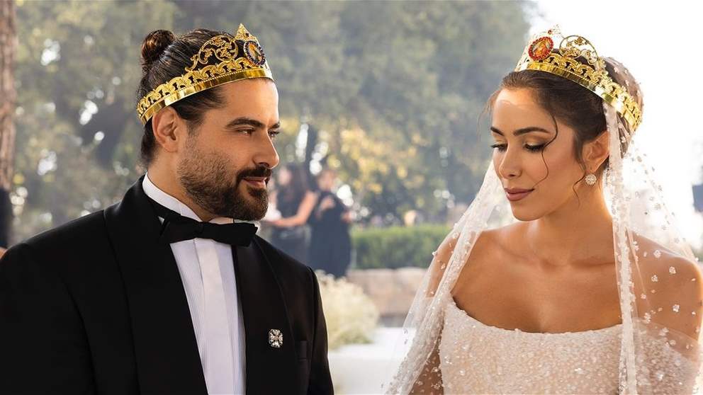 إطلالة العروس دانييلا رحمة